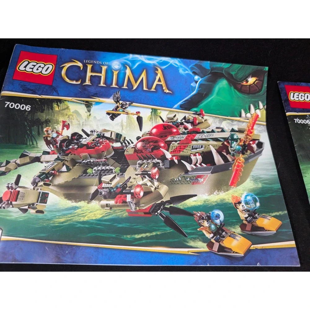 Lego Legends of Chima Instruction Manual Lot 70006 70130 30250 Cragger Sparratus